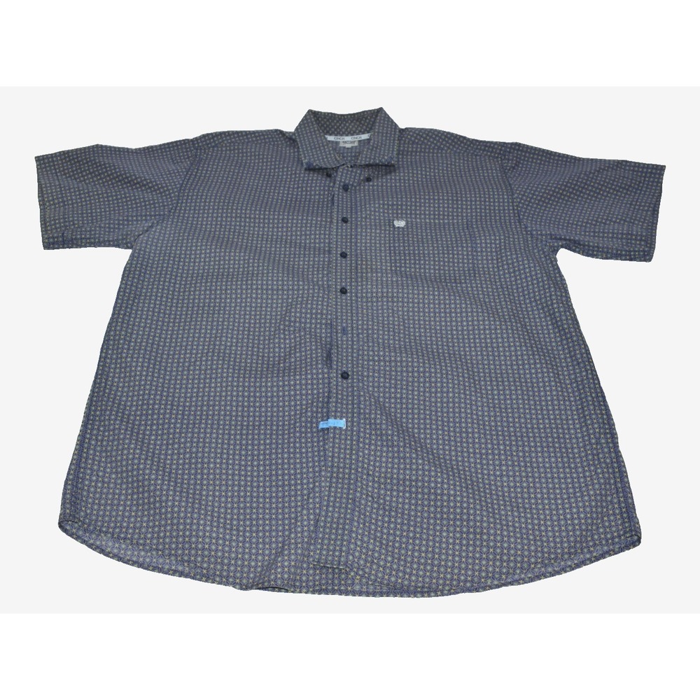 Cinch ArenaFlex Men's Shirt Size XXL Blue Medallion Performance Short Sleeve